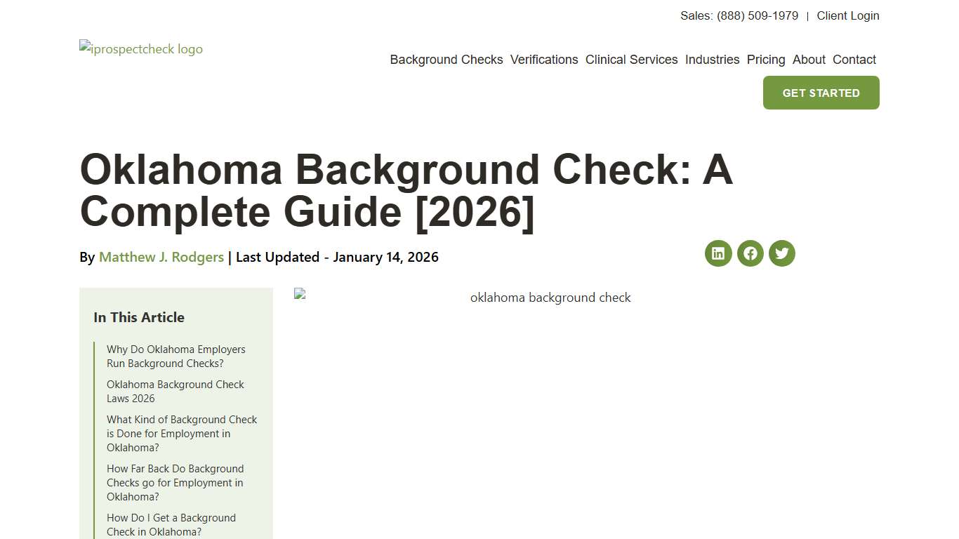 Oklahoma Background Check: A Complete Guide [2026]